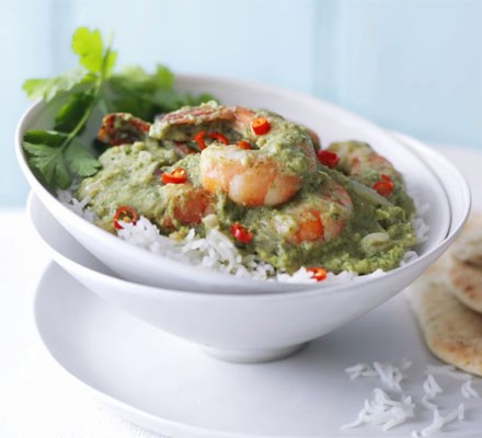 Masala prawns