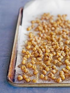 Masala roasted crispy chickpeas