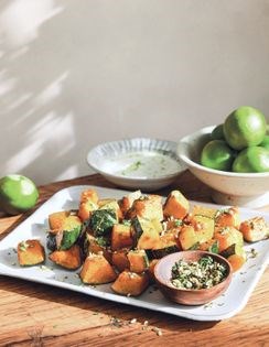 Masala roasted winter squash