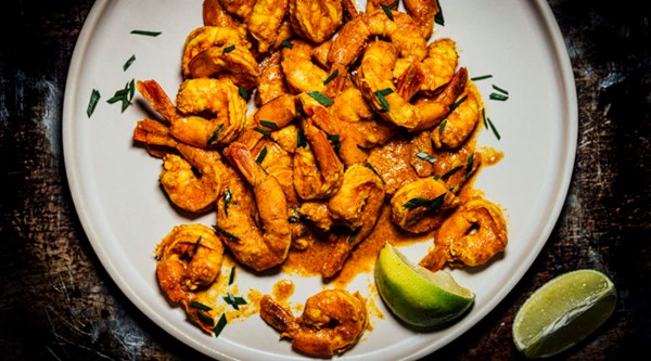 Masala shrimp