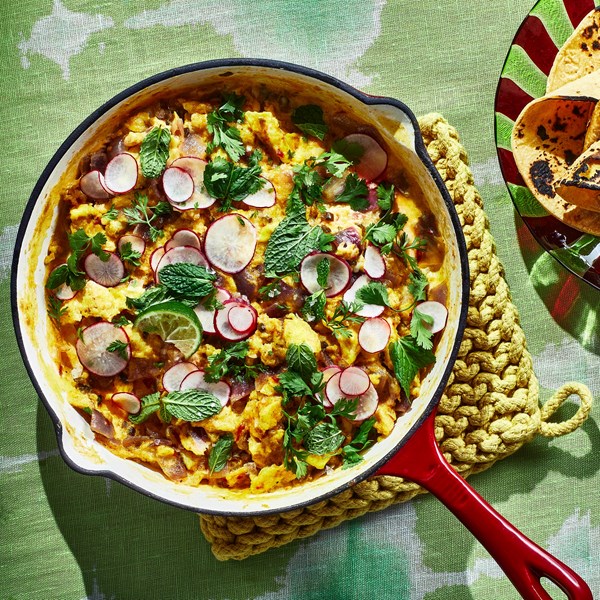 Masala skillet scramble 