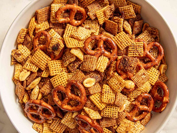 Masala spiced Chex mix