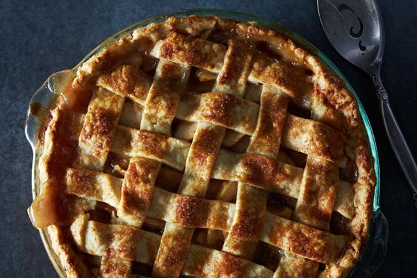 Masala spiced pear pie