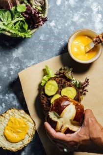 Masala veggie burgers