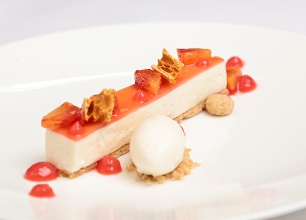 Mascarpone, orange, honey, milk
