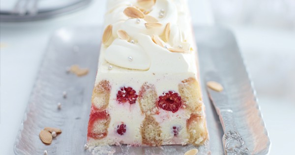 Mascarpone raspberry trifle terrine