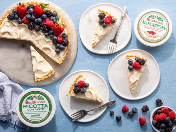 Mascarpone-ricotta tart