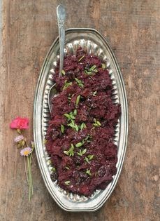 Mashed beets