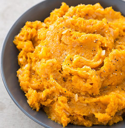 Mashed butternut squash