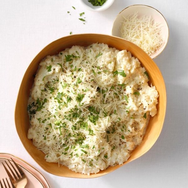 Mashed cauliflower with Parmesan