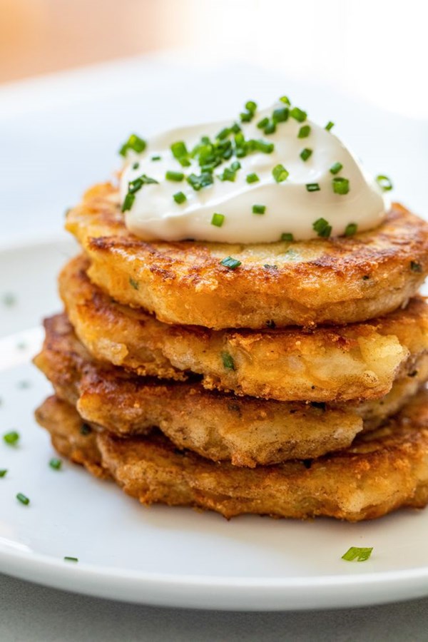 Mashed potato pancakes