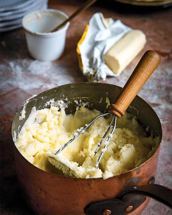 Mashed potatoes with crème fraîche