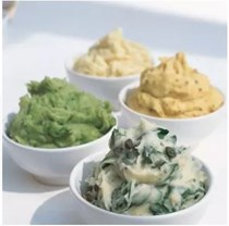 Mashed potatoes with garlic and cheese (Aligot)