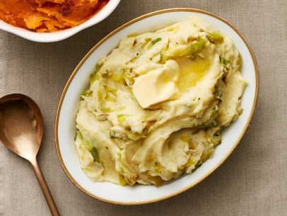 Mashed potatoes with leeks