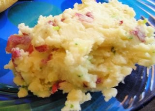 Mashed red skin potatoes