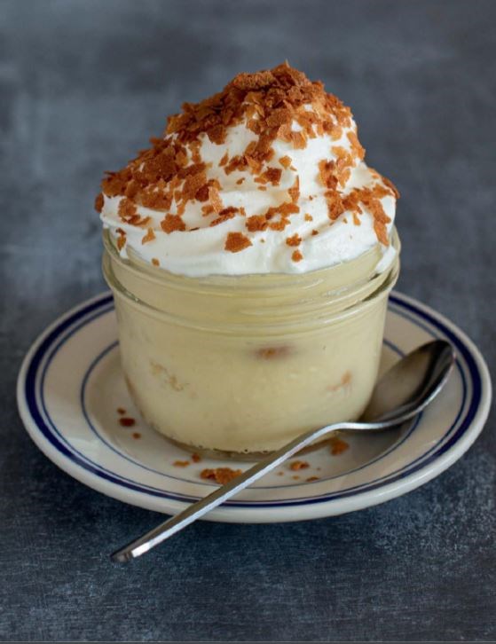 Mason jar banana pudding