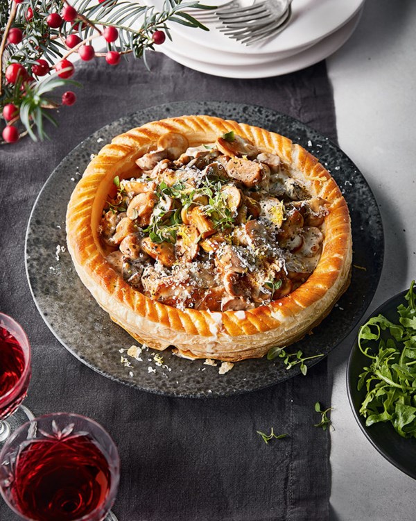 Massive mushroom vol-au-vent