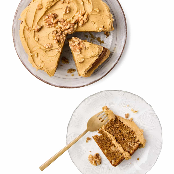 Masterclass: coffee and walnut cake