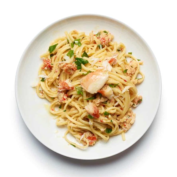Masterclass: crab linguine