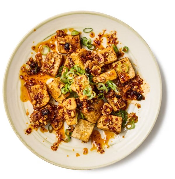 Masterclass: fried tofu with chilli crisp