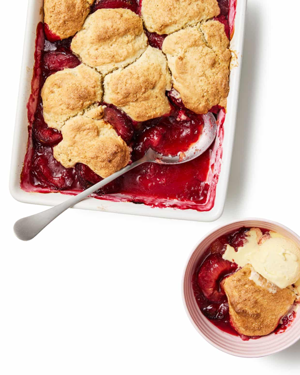 Masterclass:plum cobbler