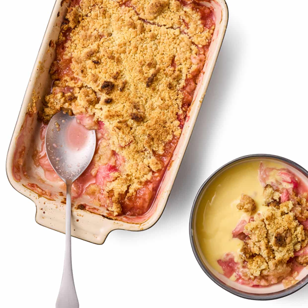 Masterclass:rhubarb crumble