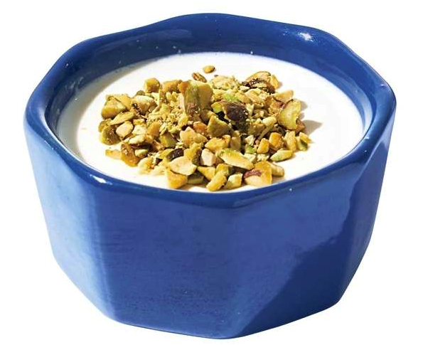 Mastic panna cotta