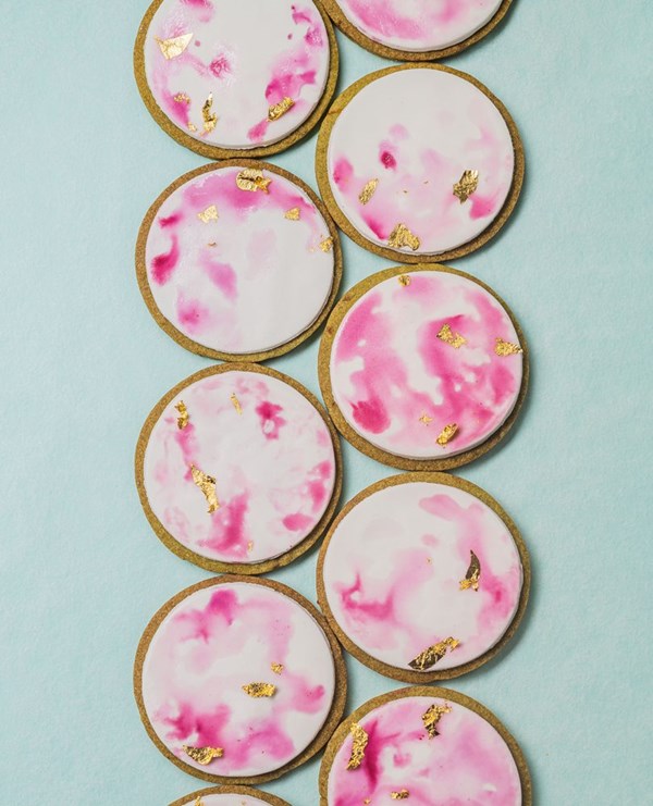 Matcha & lemon sablés