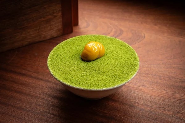 Matcha chestnut tiramisu