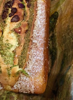  Matcha chocolate chip bread (Mŏcháfĕn qiăokèlì tùsīmiànbāo / 抹茶粉巧克力吐司麵包)
