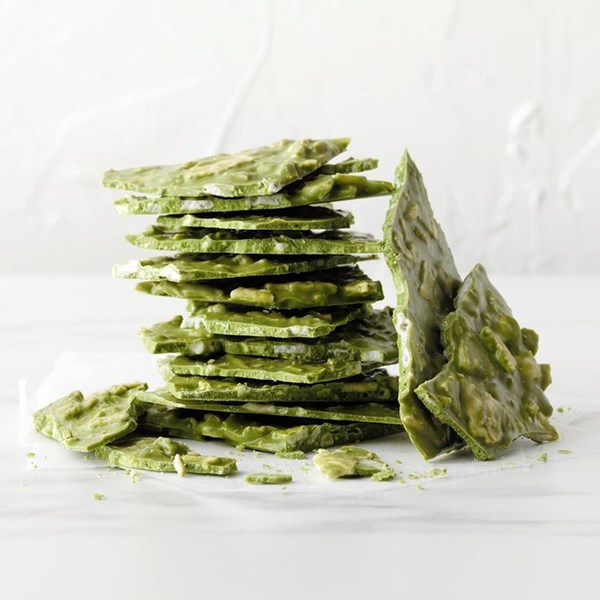 Matcha crunch bark