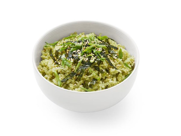 Matcha green rice