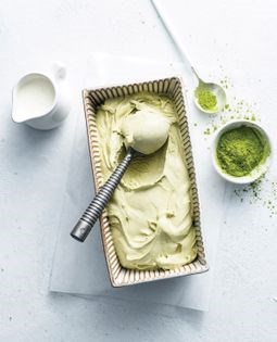 Matcha green tea ice cream