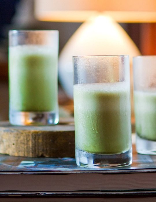 Matcha green tea shake