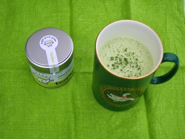 Matcha hot chocolate