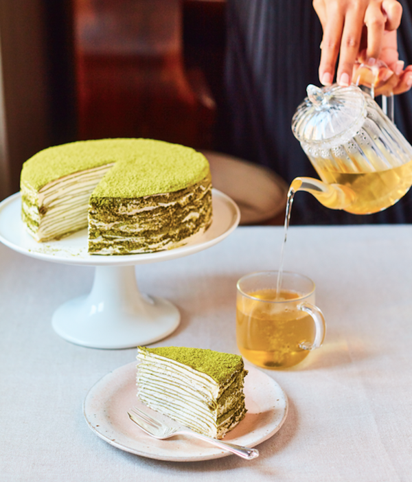 Matcha layer cake