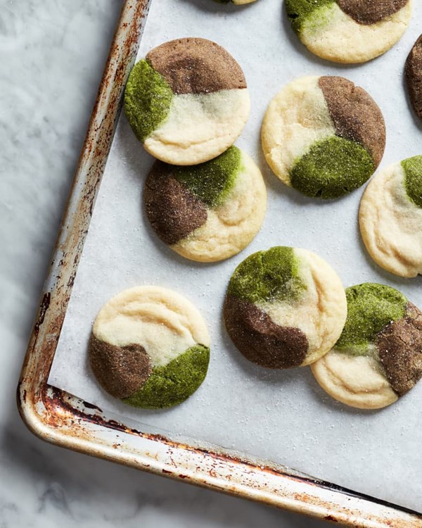 Matcha Neapolitan cookies 2.0