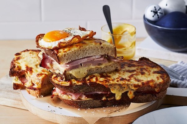 Matt Moran's leftover ham croque madame