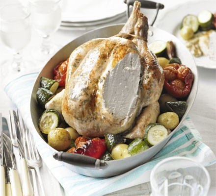 Matt Tebbutt's roast chicken vinaigrette