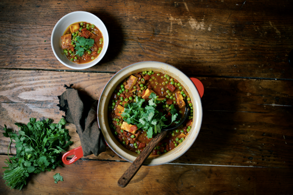 Mattar paneer