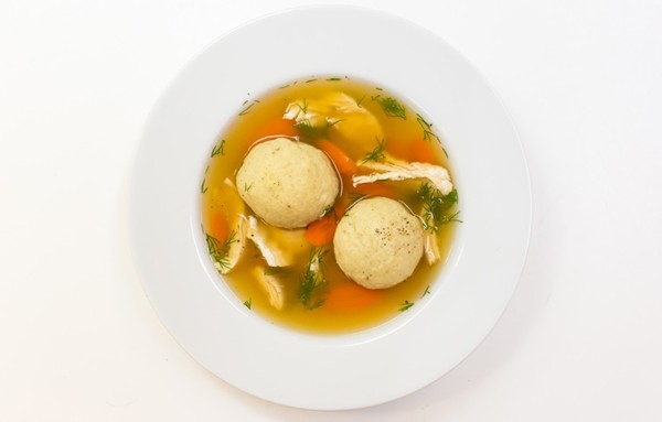 Matzo ball soup