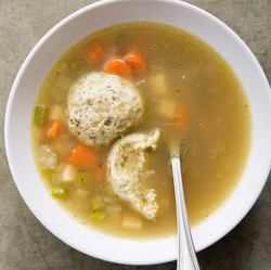Matzo ball soup