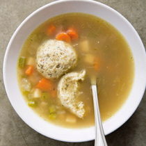 Matzo ball soup