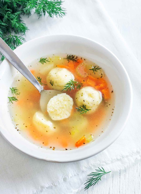 Matzo ball soup