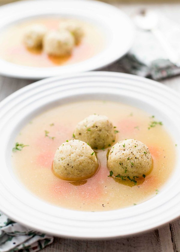 Matzo ball soup