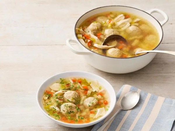 Matzo ball soup