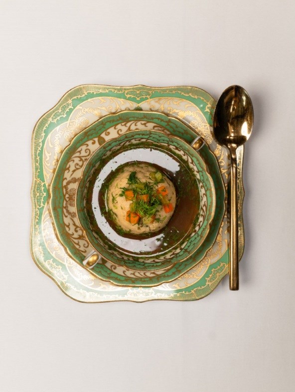 Matzo ball soup