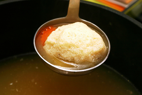 Matzo ball soup