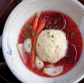 Matzo ball soup