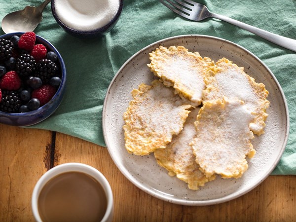 Matzo pancakes (Chremslach)